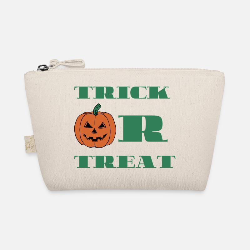 Trick Or Treat Kürbis Süßes oder Saures Halloween Bio-Täschchen