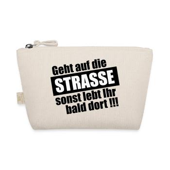Geht auf die Straße - Bio-Täschchen - Natur - Vorne