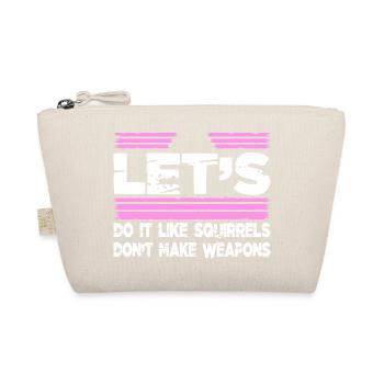 Geek funny sayings flower power present idea love - Organic Pouch - nature - Front