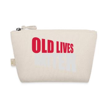 old lives matter quote - Organic Pouch - nature - Front