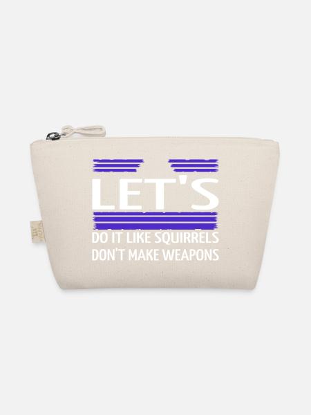 love dove of peace awesome birthday counterculture - Organic Pouch - nature - Front