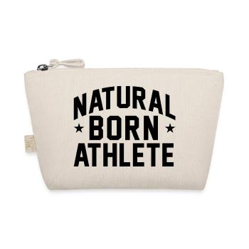 Natural Born Athlete - Bio-Täschchen - Natur - Vorne