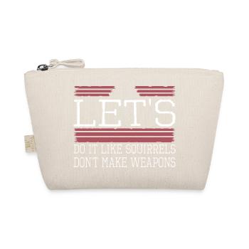 birthday statement quote jokes geek peace hippy - Bio-Täschchen - Natur - Vorne