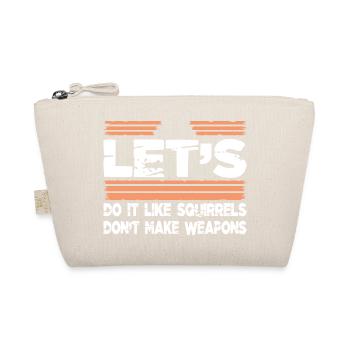 awesome bday present peace movement hippie - Bio-Täschchen - Natur - Vorne
