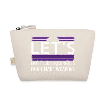 counterculture family hippy peace symbol anti war - Organic Pouch - nature - Front
