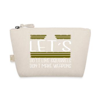 funny quote awesome present hippy birthday bird - Organic Pouch - nature - Front