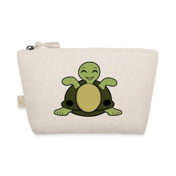 Idée cadeau de tortue mignonne bébé et enfants - Trousse biologique - nature - Devant