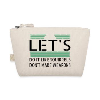 Happy Anti War Dove of Peace Hippie Festival Love - Trousse biologique - nature - Devant