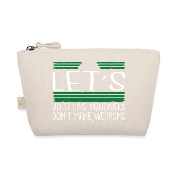 funny present counterculture peace for paris - Bio-Täschchen - Natur - Vorne