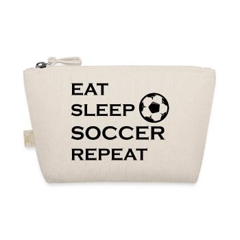 Fußball Soccer - Bio-Täschchen - Natur - Vorne