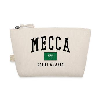 Mecca Saudi Arabia Flag Design - Organic Pouch - nature - Front