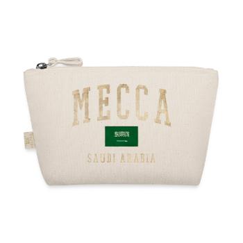 Mecca Saudi Retro Emblem - Organic Pouch - nature - Front