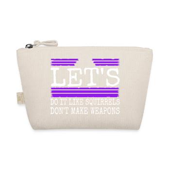 peace for paris peace sign disarmament funny pride - Organic Pouch - nature - Front