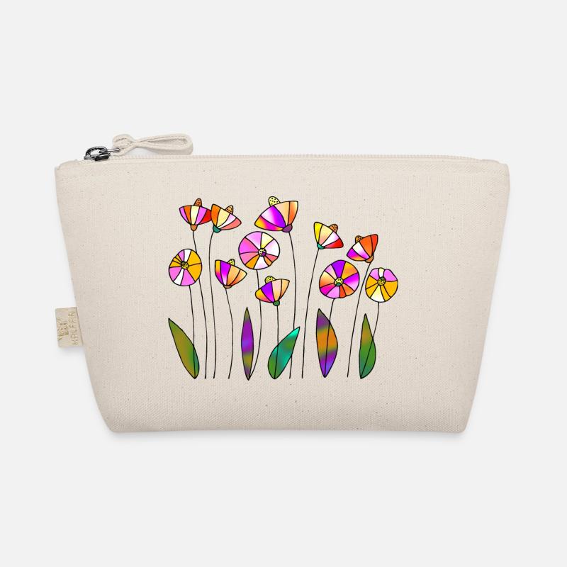 Blumen - Bio-Täschchen - Natur