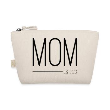 Mom established 23 black - Bio-Täschchen - Natur - Vorne