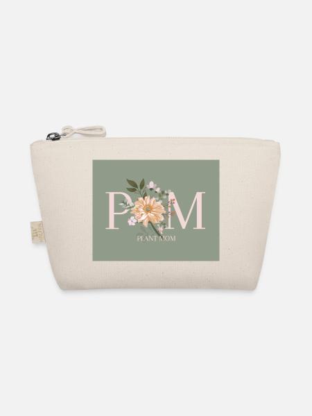 PM - Plant Mom - Bio-Täschchen - Natur - Vorne