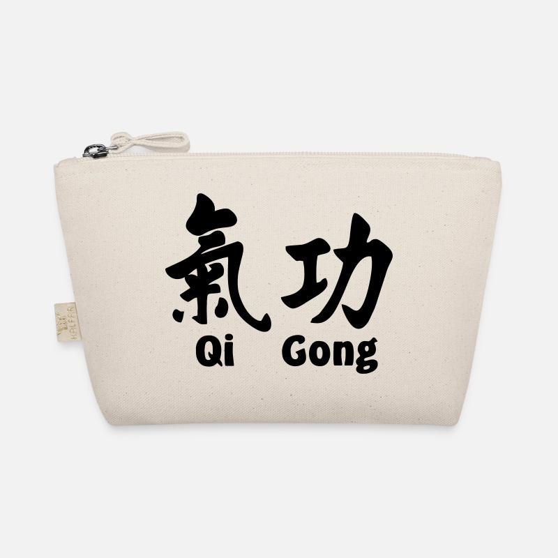 QI-Gong-Skript mit Text horizontal Bio-Täschchen