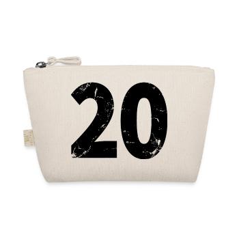 Cool Number 20 - 20 Years Old 20th Birthday Gift - Organic Pouch - nature - Front