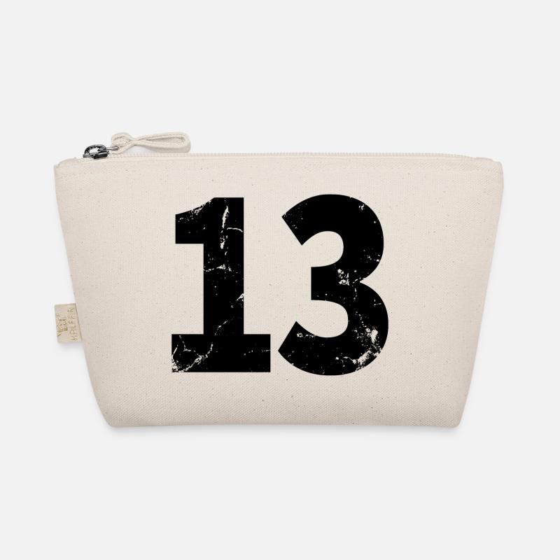 Cooles Geschenk zum 13. Geburtstag von 13 - 13 Jahren - Bio-Täschchen - Natur