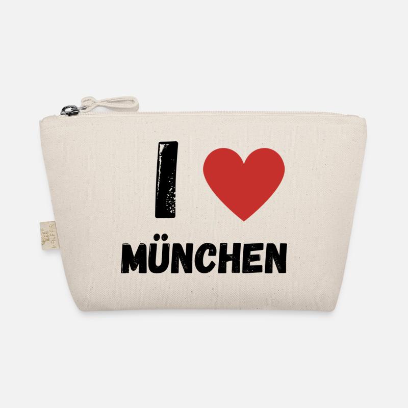 I Love München - Bio-Täschchen - Natur