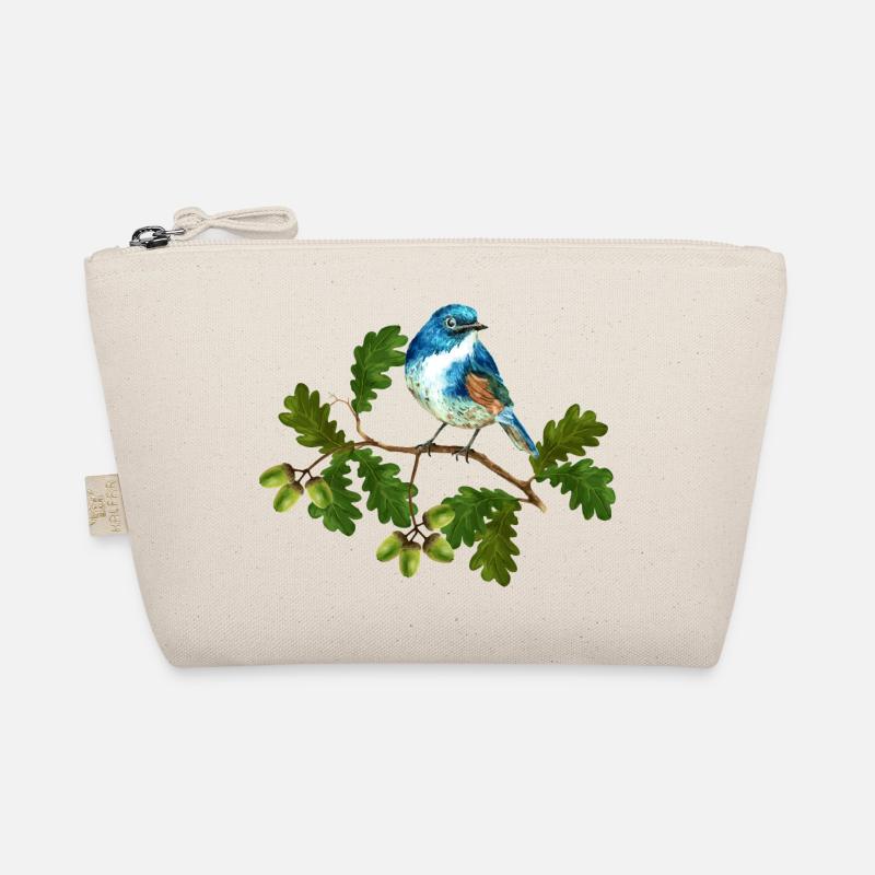 Bunter Vogel - Bio-Täschchen - Natur
