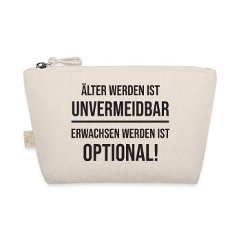 älter werden ist unvermeidbar lustiger Spruch - Bio-Täschchen - Natur - Vorne