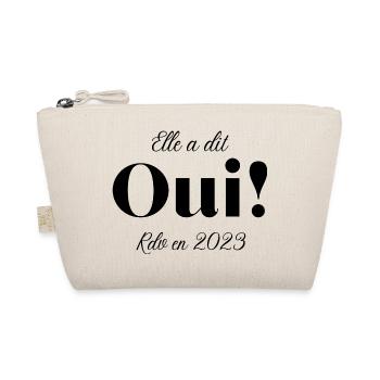 Elle a dit oui en 2023 - Trousse biologique - nature - Devant
