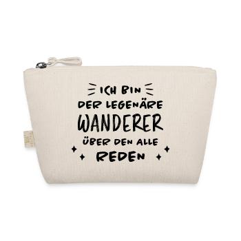 Wanderer Outdoor Lustiger Spruch Wandern Geschenk - Bio-Täschchen - Natur - Vorne