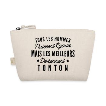 les meilleurs deviennent tonton / cadeau tonton - Trousse biologique - nature - Devant