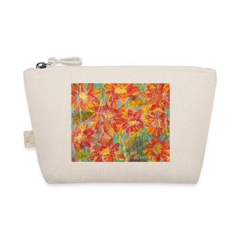 Living flower meadow in impression style - Organic Pouch - nature - Front