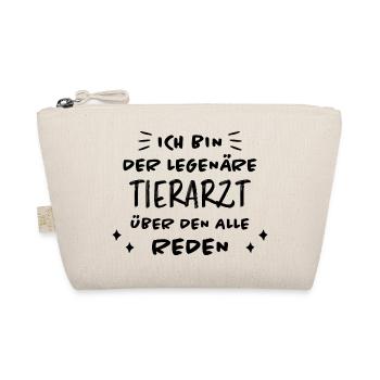 Tierarzt Lustige Spruch Beruf Tierarzt Geschenk - Bio-Täschchen - Natur - Vorne