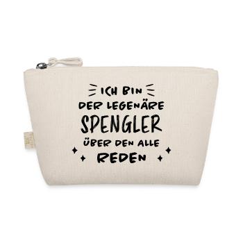 Spengler Beruf Lustiger Spruch Handwerker Geschenk - Bio-Täschchen - Natur - Vorne