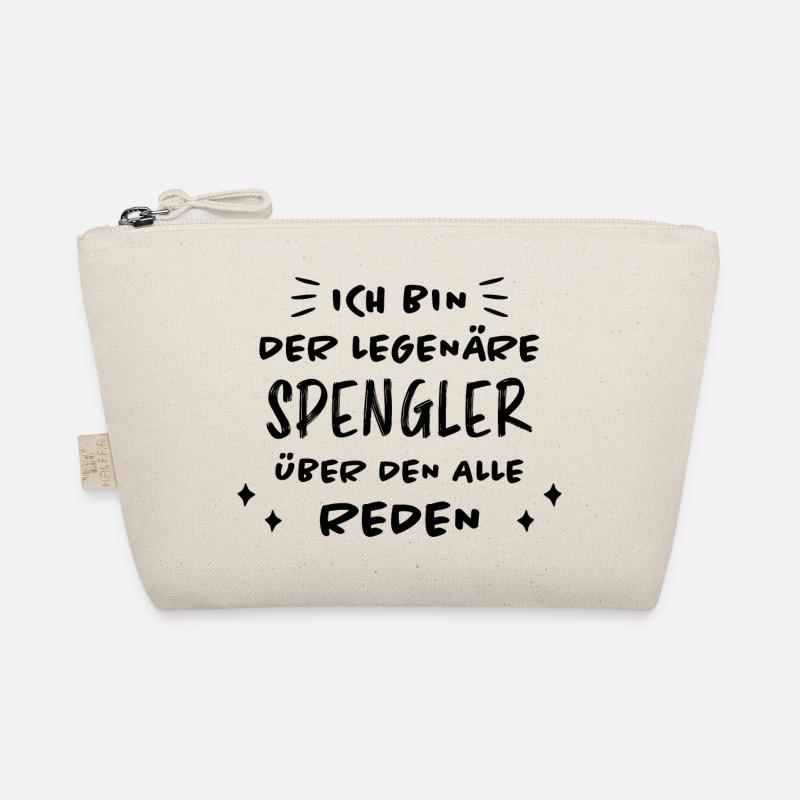 Spengler Beruf Lustiger Spruch Handwerker Geschenk Bio-Täschchen
