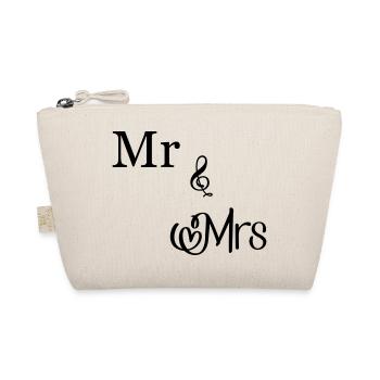 Mr and Mrs - Bio-Täschchen - Natur - Vorne