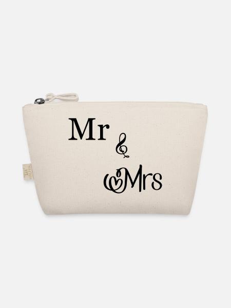 Mr and Mrs - Bio-Täschchen - Natur