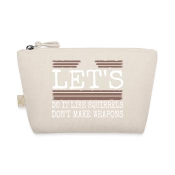 Bird Joke 60s Gift Geek Statement Funny Sayings - Organic Pouch - nature - Front