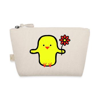 cute bird - Bio-Täschchen - Natur - Vorne