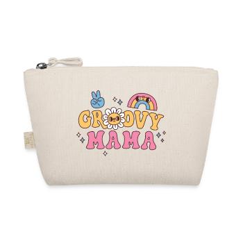 Groovy Mama Hippie Fleur Et Arc-en-ciel - Trousse biologique - nature - Devant