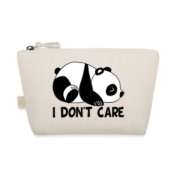 I don't care (English) - Organic Pouch - nature - Front