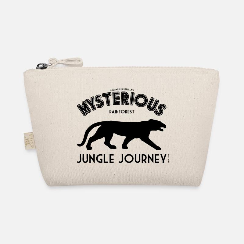 Black Jaguar Panther Jungle Rainforest Trip Trousse biologique