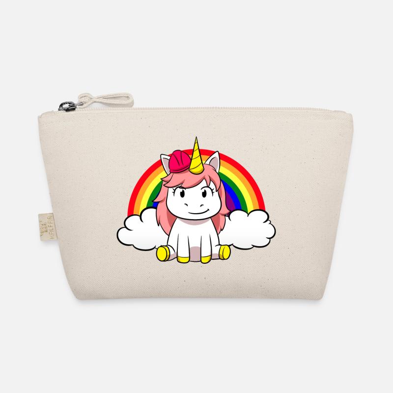 Bagger Baustelle Bauarbeiterin Mädchen I Geschenk Bio-Täschchen