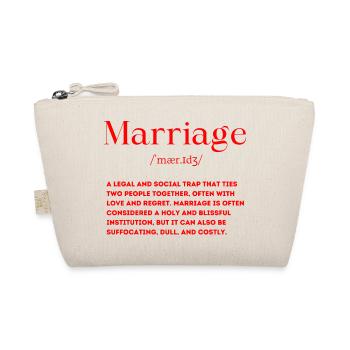 Marriage Definition - Organic Pouch - nature - Front