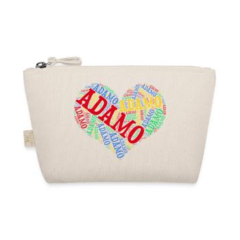 Adamo word cloud coeur t-shirt cadeau t-shirt - Trousse biologique - nature - Devant