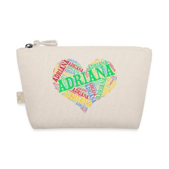 t shirt Adriana t-shirt word cloud heart - Organic Pouch - nature - Front
