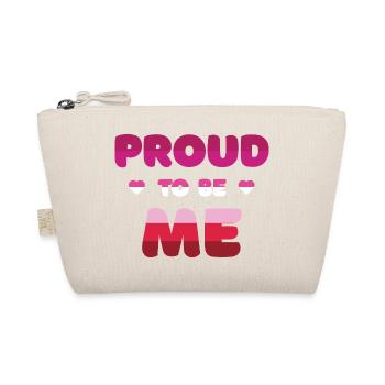 Lesbian Pride to Be Me - Pride Month - Organic Pouch - nature - Front