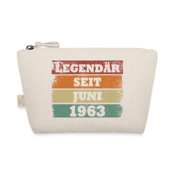 Legendär seit Juni 1963 Geburtstagsgeschenk - Bio-Täschchen - Natur - Vorne