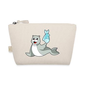 Seal Fish - Organic Pouch - nature - Front
