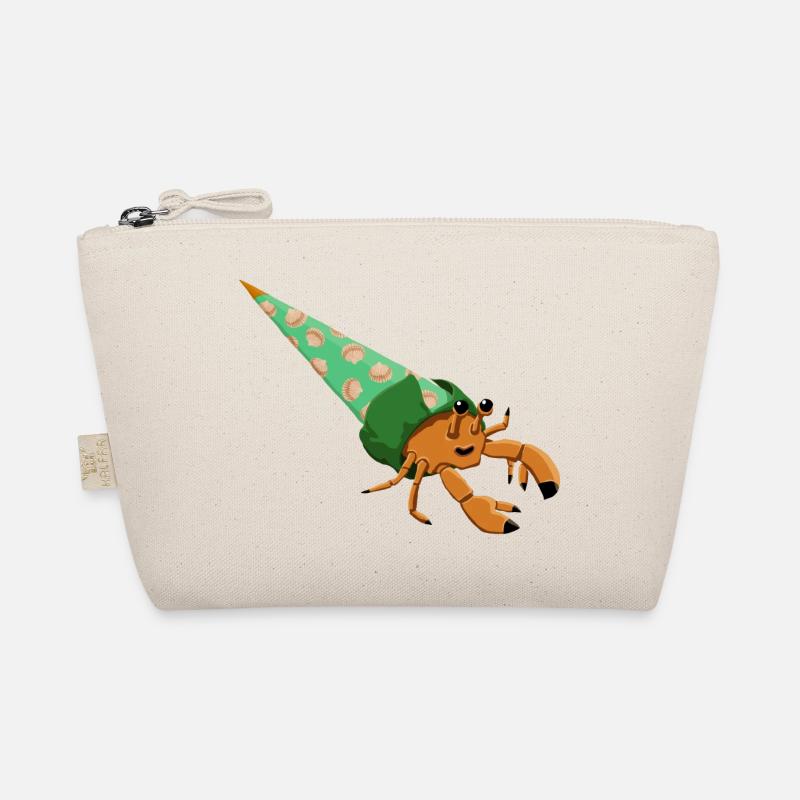Hermit Crab School Cone Organic Pouch