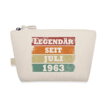Legendär seit Juli 1963 Geburtstagsgeschenk - Bio-Täschchen - Natur - Vorne