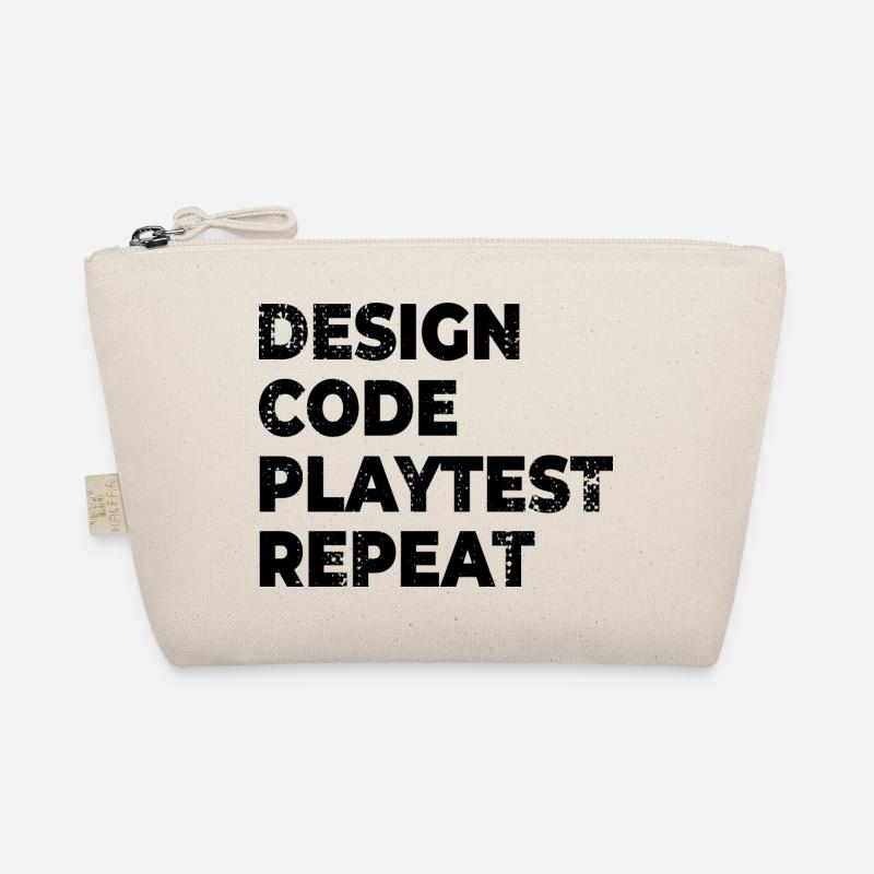 Design Code Spieltest Wiederholung Bio-Täschchen